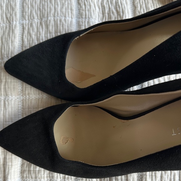 Nine West Black Suede Heels - Picture 3 of 5